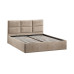 Кровать с ПМ «Стелла» тип 1,1600 (с подъемным механизмом), Микровелюр Wellmart Dark Beige
