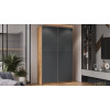 Шкаф-купе 140 с 2 глух. дверями «Оскар Скания», ручка серебро, дуб крафт золотой, серый графит, графит 