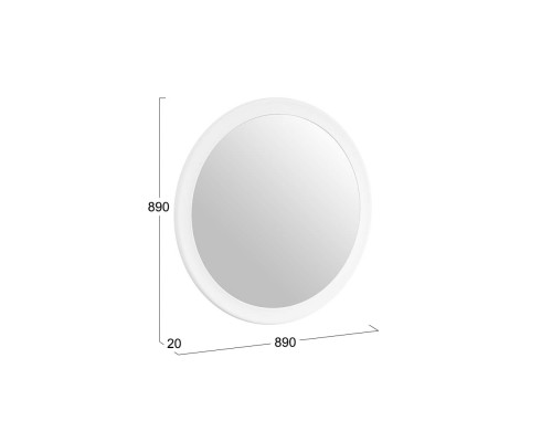 Зеркало навесное «Тиффани» Исп.2.2