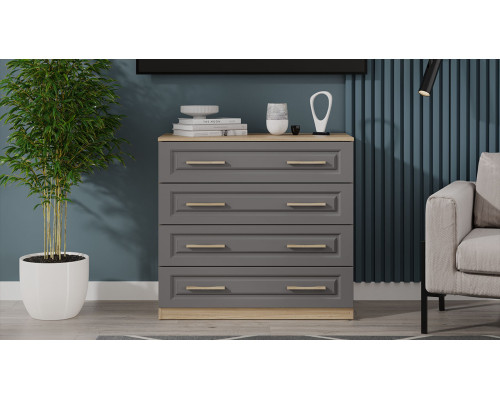 Комод «Сэнди», Вяз благородный, Серый вулкан