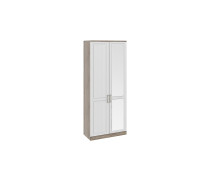 Шкаф для одежды с 1-ой глухой и 1-ой зеркальной дверями «Прованс»