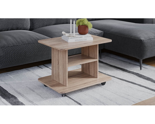 Стол журнальный тип 1,Дуб Сонома трюфель