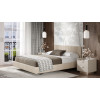 Кровать без ПМ «Эвори» 180 Тип 1 (без подъемного механизма), велюр Confetti Cream