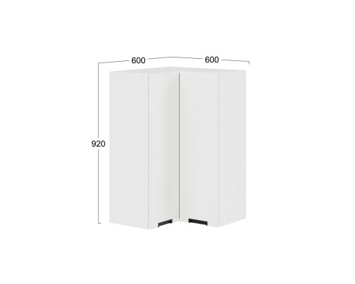 Шкаф навесной угловой прямой «Гренада»