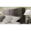 Кровать с ПМ «Глосс» 160 тип 1 (с подъемным механизмом) с заглушиной, велюр мокко темный