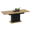 Стол раздвижной «Детройт» Тип 1, черный, дуб крафт золотой