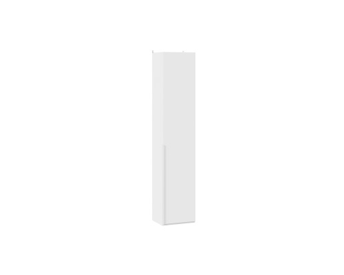 Шкаф для белья (366) с 1 глухой дверью «Порто», Белый Жемчуг, Белый софт
