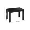 Стол раздвижной «Промо» тип 4, черный