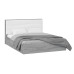 Кровать с ПМ «Миранда» тип 1,1600 (с подъемным механизмом) с заглушиной, дуб гамильтон, белый глянец