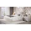Кровать без ПМ «Глосс» 160 Тип 1 (без подъемного механизма), велюр Confetti Cream