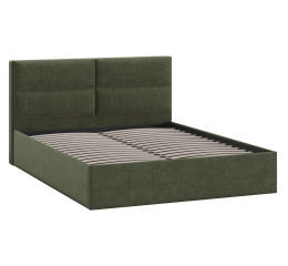 Кровать без ПМ «Глосс» 180 Тип 1 (без подъемного механизма), микровелюр Jercy Deep Green