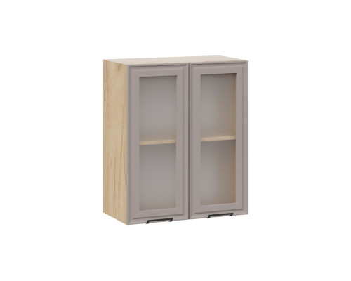 Шкаф навесной c двумя дверями со стеклом «Белладжио»