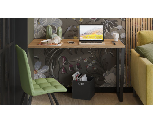 Стол письменный «Порто», Графит, Яблоня Беллуно