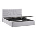 Кровать с ПМ «Пандора» 160 Тип 1 (с подъемным механизмом), Микровелюр Jercy Silver