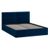 Кровать с ПМ «Глосс» Тип 1,1600 (с подъемным механизмом),велюр Confetti Blue