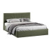 Кровать с ПМ «Пандора» 160 Тип 1 (с подъемным механизмом), Микровелюр Jercy Deep Green