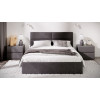 Кровать с ПМ «Глосс» тип 1,1600 (с подъемным механизмом), велюр графит