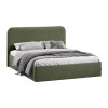 Кровать с ПМ «Тиффани» 160 тип 1 с заглушиной, микровелюр Jercy Deep Green
