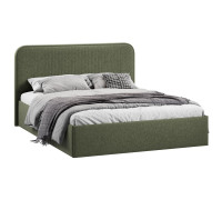 Кровать с ПМ «Тиффани» 160 тип 1 (с подъемным механизмом), микровелюр Jercy Deep Green