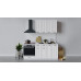 Кухонный гарнитур «Лина» длиной 180 см со шкафом НБ, Белый