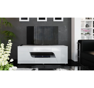 Тумба ТВ тип 5 «Diamond»,белый глянец