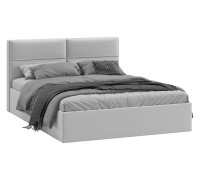 Кровать с ПМ «Глосс» Тип 1,1600 (с подъемным механизмом),велюр Confetti Silver