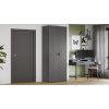 Шкаф 2-х дверн. для одежды «Тиффани», серый графит, графит матовый