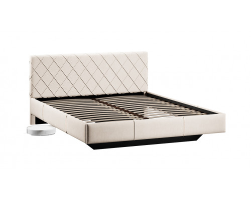 Кровать «Синди» 160 Тип 3, Велюр ultra ivory