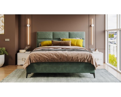 Спальня «Стелла», Белый холст, Белый Жемчуг