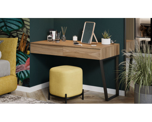 Стол письменный с ящиками «Порто», Графит, Яблоня Беллуно