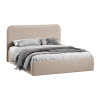 Кровать с ПМ «Тиффани» 160 тип 1 (с подъемным механизмом), микровелюр Jercy Cream