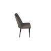 Стул «Шарли», Черный муар, Микровелюр BRENDY Latte