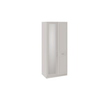 Шкаф для одежды с 1 глухой и 1 зеркальной дверью правый «Сабрина»