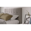 Кровать с ПМ «Эмма», 140 (с подъемным механизмом) с заглушиной, Велюр Confetti Smoke