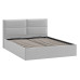 Кровать с ПМ «Глосс» Тип 1,1600 (с подъемным механизмом),велюр Confetti Silver
