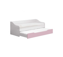Вега ЛДСП FASHION 1 кровать выдвижная, розовая 