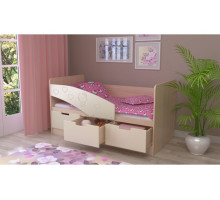 Детская кровать Бемби-7 МДФ, 80х180, розовая