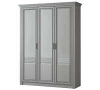 Шкаф 3-дверный Орлеан №760, стальной серый