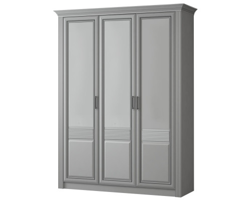 Шкаф 3-дверный Орлеан №760, стальной серый