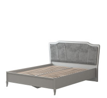Кровать 1600 Орлеан №766, стальной серый
