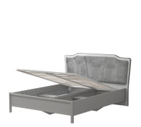 Кровать 1800 Орлеан №769 с подъемным механизмом и нишей для хранения, стальной серый