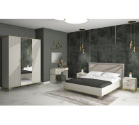 Модульная спальня "Родос", кашемир серый