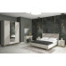 Спальня "Родос" №135, кровать двуспальная 1600 с подъемным основанием, кашемир серый