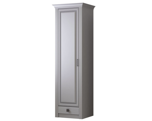Шкаф для одежды 1-дверный Орлеан №836, стальной серый