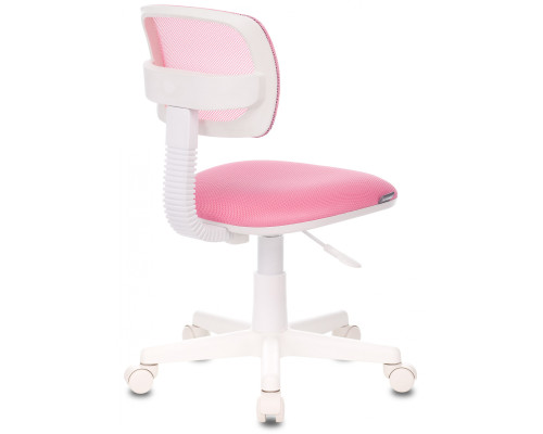 Кресло детское Бюрократ CH-W299 розовый TW-06A TW-13A сетка/ткань крестов. пластик пластик белый Кресло детское Бюрократ CH-W299 розовый TW-06A TW-13A сетка/ткань крестов. пластик пластик белый
