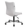 Кресло Бюрократ CH-330M белый Lincoln 100 эко.кожа крестов. металл хром