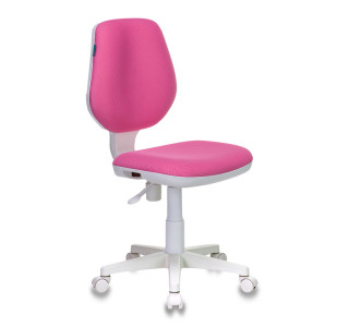 Кресло детское Бюрократ CH-W213 розовый TW-13A крестов. пластик пластик белый Кресло детское Бюрократ CH-W213 розовый TW-13A крестов. пластик пластик белый