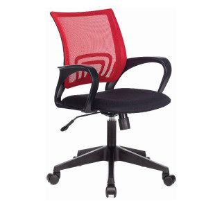 Кресло Бюрократ CH-695N красный TW-35N сиденье черный TW-11 сетка/ткань крестов. пластик Кресло Бюрократ CH-695N красный TW-35N сиденье черный TW-11 сетка/ткань крестов. пластик