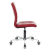 Кресло Бюрократ CH-330M красный Next-13 эко.кожа крестов. металл хром