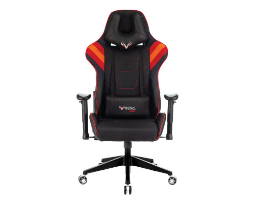 Кресло игровое Zombie VIKING 4 AERO черный/красный текстиль/эко.кожа с подголов. крестов. пластик Кресло игровое Zombie VIKING 4 AERO черный/красный текстиль/эко.кожа с подголов. крестов. пластик